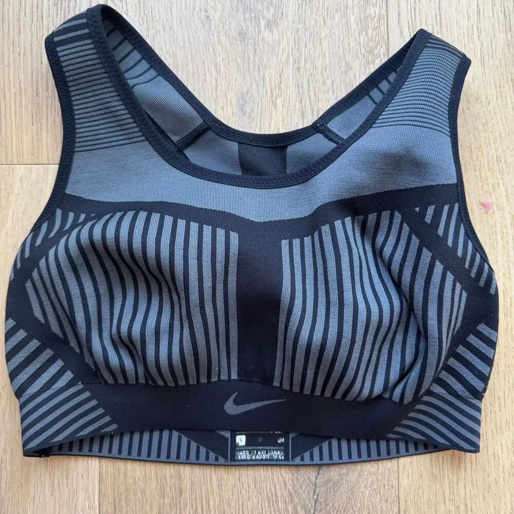 Nike FE/NOM Flyknit Women's High Support Sports Bra Size Small Seamless